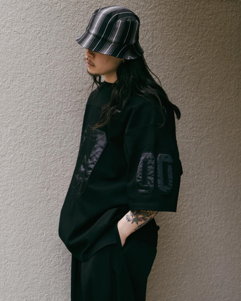 画像9: COOTIE PRODUCTIONS/Plaited Jersey Football S/S Tee（Black）［フットボールT-26春夏］ (9)