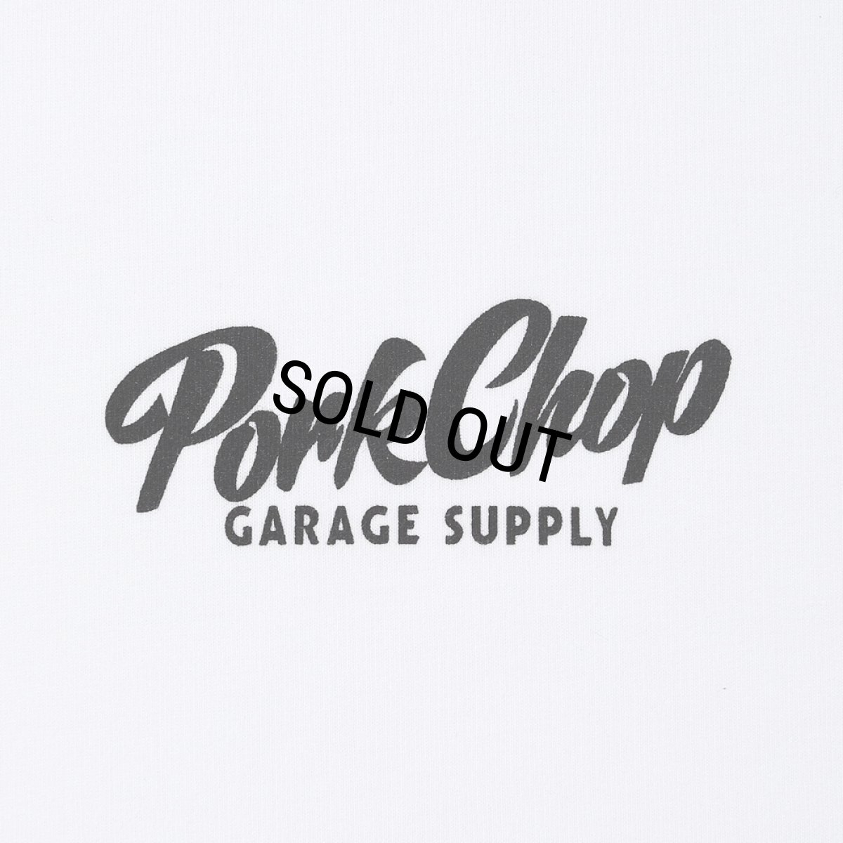 画像4: PORKCHOP/SCRIPT PORK L/S TEE（WHITE）［スクリプトポーク長袖T-26春夏］ (4)