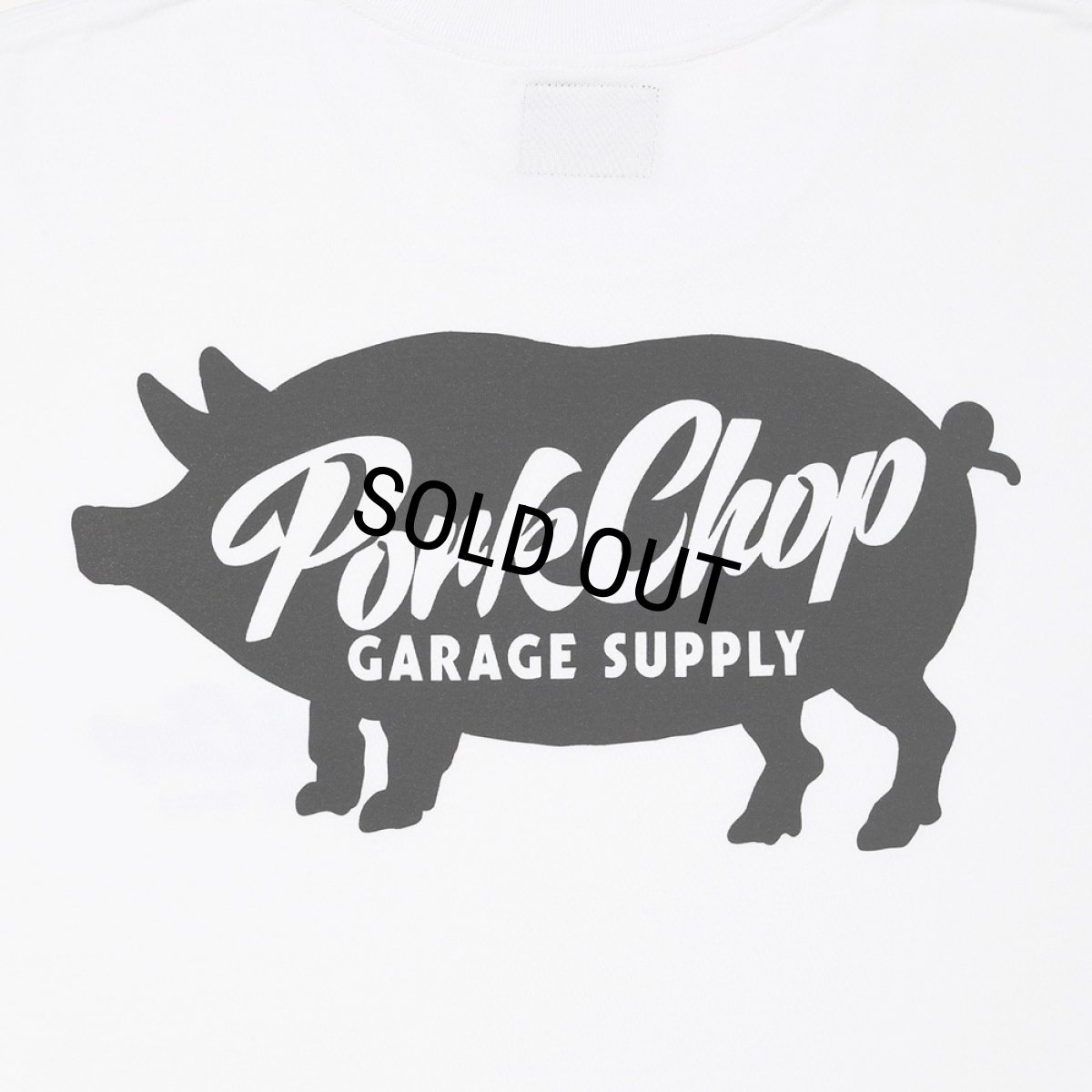 画像5: PORKCHOP/SCRIPT PORK L/S TEE（WHITE）［スクリプトポーク長袖T-26春夏］ (5)