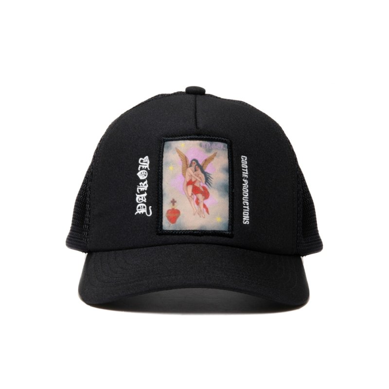 画像1: COOTIE PRODUCTIONS/Polyester 5 Panel Mesh Cap（Jakob Morley）（ANGEL）［5パネルメッシュキャップ-24春夏］