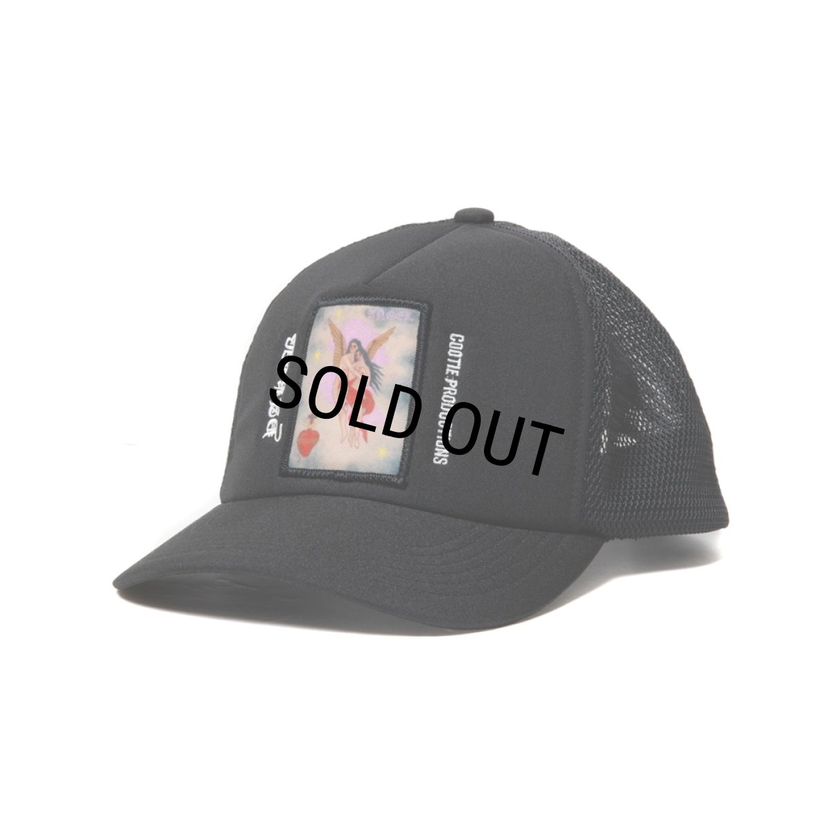 画像3: COOTIE PRODUCTIONS/Polyester 5 Panel Mesh Cap（Jakob Morley）（ANGEL）［5パネルメッシュキャップ-24春夏］ (3)