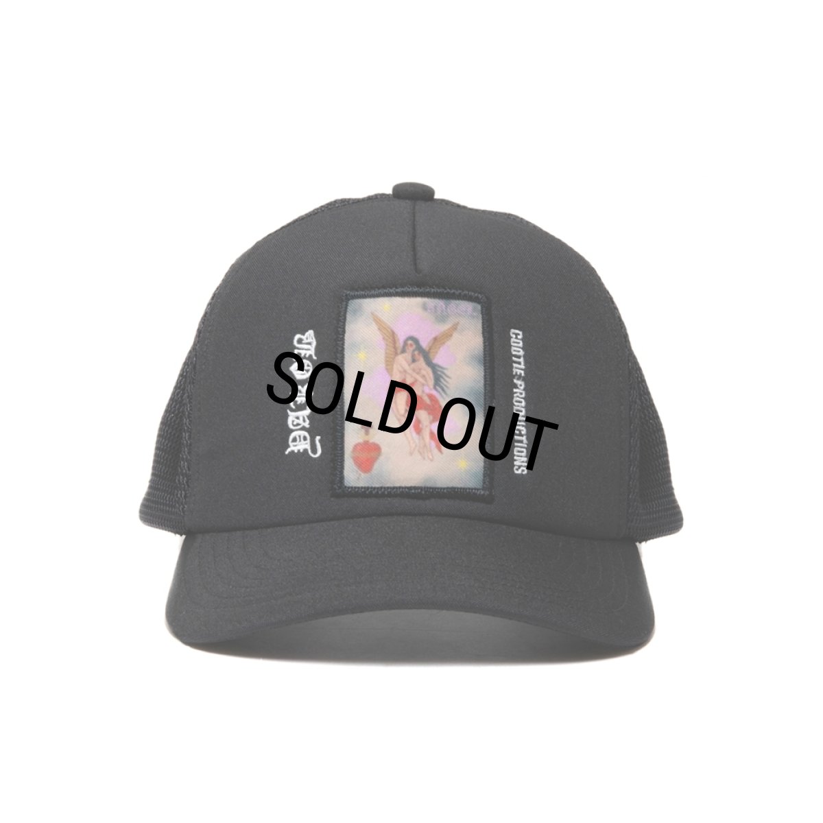 画像1: COOTIE PRODUCTIONS/Polyester 5 Panel Mesh Cap（Jakob Morley）（ANGEL）［5パネルメッシュキャップ-24春夏］ (1)