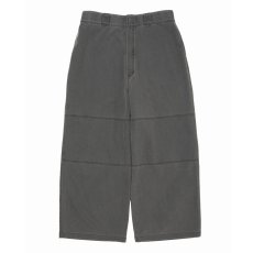 画像1: COOTIE PRODUCTIONS/Pigment Coating T/R Twill Double Knee Work Trousers（Dusty Black）［ピグメントダブルニーワークトラウザース-26春夏］ (1)