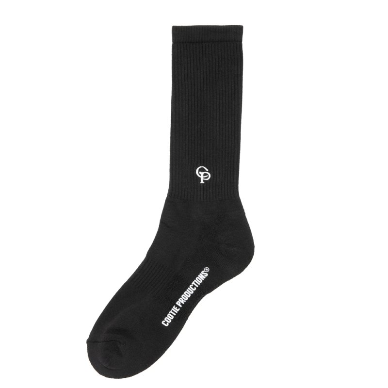 画像1: COOTIE PRODUCTIONS/N/C High Socks（Black）［ハイソックス-26春夏］