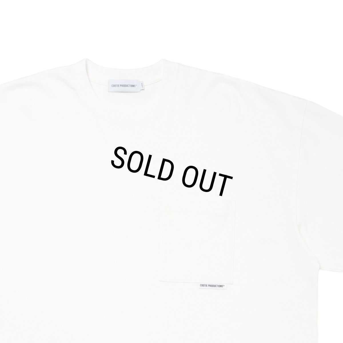 画像2: COOTIE PRODUCTIONS/Open End Yarn Error Fit S/S Tee（White）［エラーフィットポケT-26春夏］ (2)