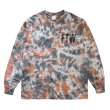 exodus brand/BORNEO F.T.W. TIE DYE L/S T SHIRT（GREY）［タイダイ