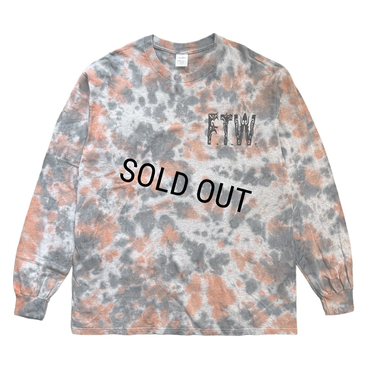 画像1: exodus brand/BORNEO F.T.W. TIE DYE L/S T SHIRT（GREY）［タイダイ長袖T-26春夏］ (1)