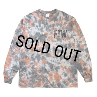exodus brand/BORNEO F.T.W. TIE DYE L/S T SHIRT（GREY）［タイダイ