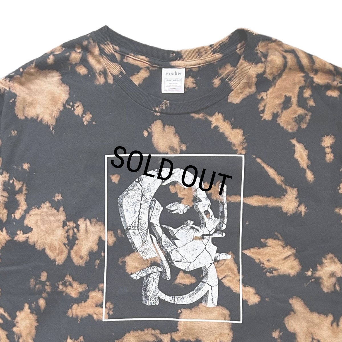画像2: exodus brand/STONED ZIG-ZAG TIE DYE L/S T SHIRT（BLACK）［タイダイ長袖T-26春夏］ (2)