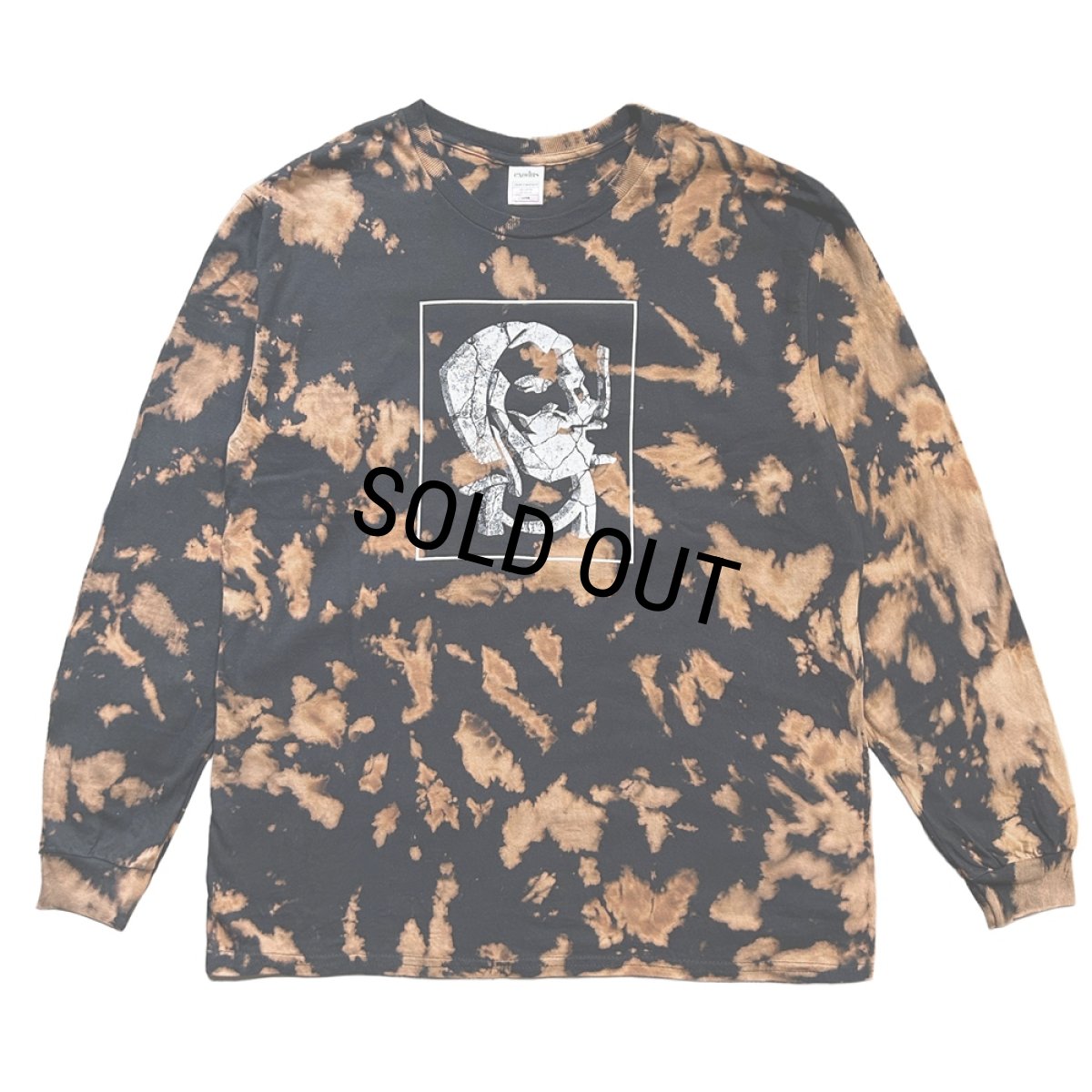 画像1: exodus brand/STONED ZIG-ZAG TIE DYE L/S T SHIRT（BLACK）［タイダイ長袖T-26春夏］ (1)