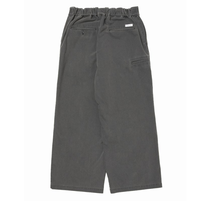 画像2: COOTIE PRODUCTIONS/Pigment Coating T/R Twill Double Knee Work Trousers（Dusty Black）［ピグメントダブルニーワークトラウザース-26春夏］
