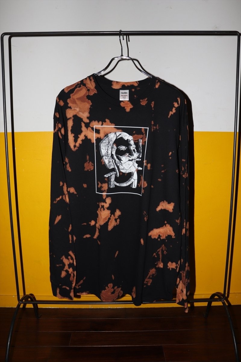 画像3: exodus brand/STONED ZIG-ZAG TIE DYE L/S T SHIRT（BLACK）［タイダイ長袖T-26春夏］ (3)
