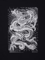 画像4: ANTIDOTE BUYERS CLUB/ASIC Oversized S/S Tee（Oriental Dragon）（Pure Black） (4)