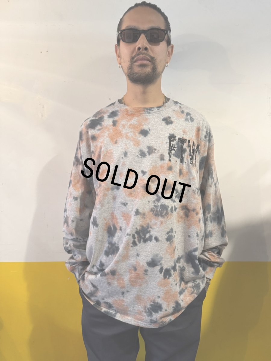 画像3: exodus brand/BORNEO F.T.W. TIE DYE L/S T SHIRT（GREY）［タイダイ長袖T-26春夏］ (3)