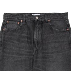 画像2: COOTIE PRODUCTIONS/12.5oz Denim 5 Pocket Square Leg Pants（Black Aging Fade）［デニムスクエアレッグパンツ-26春夏］ (2)