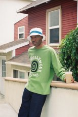 画像2: CHALLENGER/L/S PIGMENT SPIRAL SNAKE TEE（GREEN）［ピグメントスパイラルスネーク長袖T-26春夏］ (2)