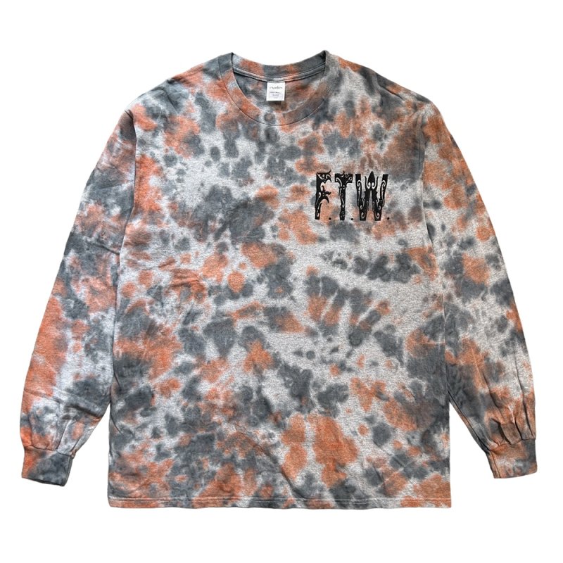 画像1: exodus brand/BORNEO F.T.W. TIE DYE L/S T SHIRT（GREY）［タイダイ長袖T-26春夏］