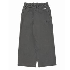 画像2: COOTIE PRODUCTIONS/Pigment Coating T/R Twill Double Knee Work Trousers（Dusty Black）［ピグメントダブルニーワークトラウザース-26春夏］ (2)
