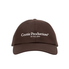 画像1: COOTIE PRODUCTIONS/T/W Twill 6 Panel Cap（Brown）［T/Wツイル6パネルキャップ-26春夏］ (1)