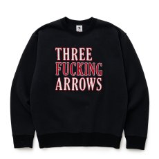 画像1: RATS/CLASSIC EMBROIDERY CREW NECK SWEAT（BLACK）［クルーネックスウェット-26春夏］ (1)