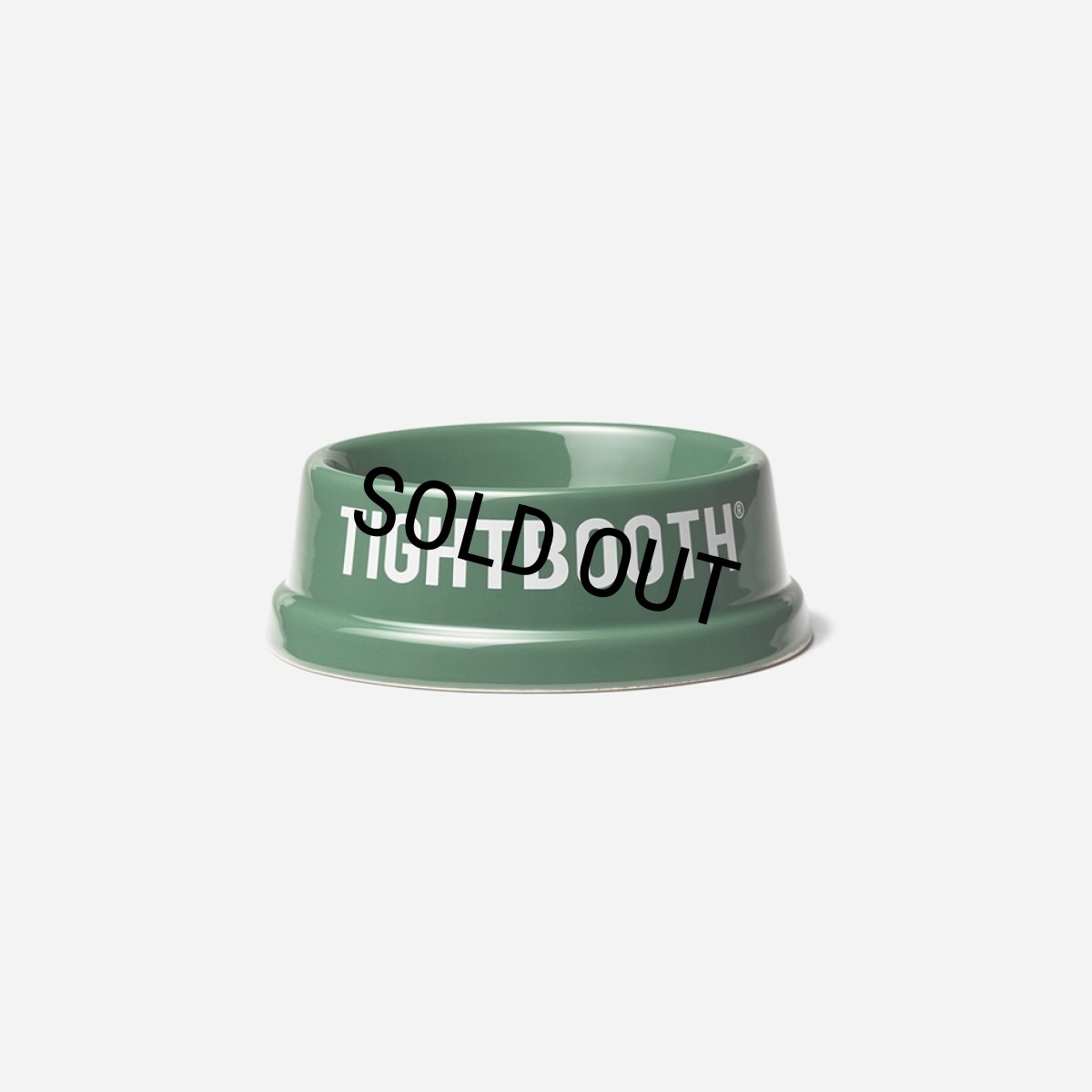 画像2: 【30%OFF】TIGHTBOOTH/POTTERY DOG BOWL（Green）［ポッタリードッグボウル-26春夏］ (2)