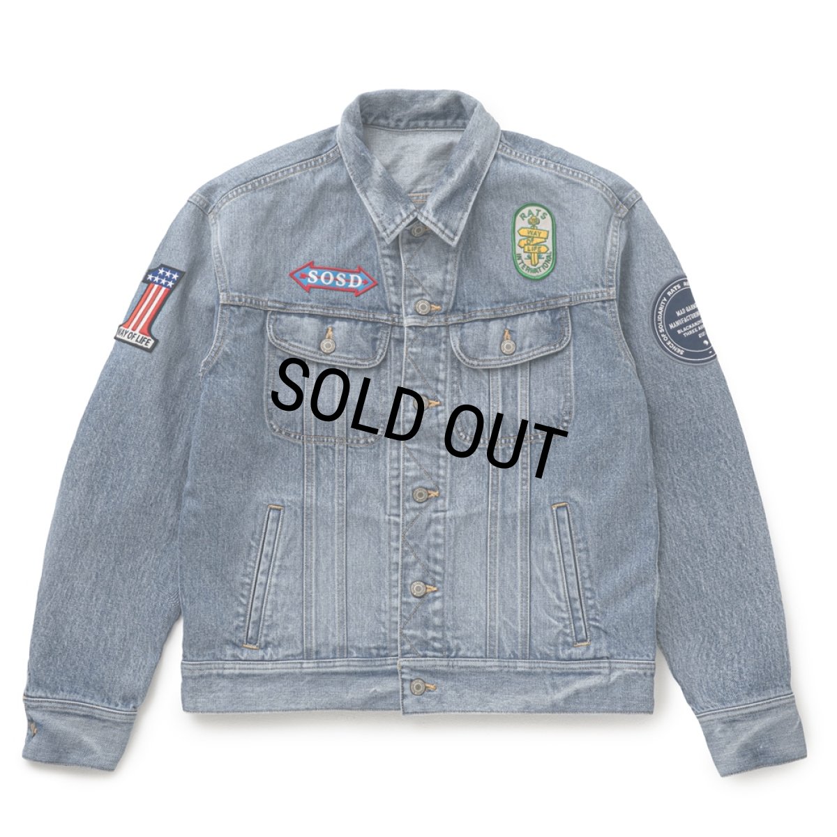 画像1: RATS/STORM RIDER DENIM JKT（INDIGO）［ストームライダーデニムJKT-26春夏］ (1)