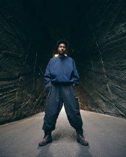 画像4: TIGHTBOOTH/RIPPLE PLAID BALLOON PANTS（Black）［リップルプラッドバルーンパンツ-26春夏］ (4)