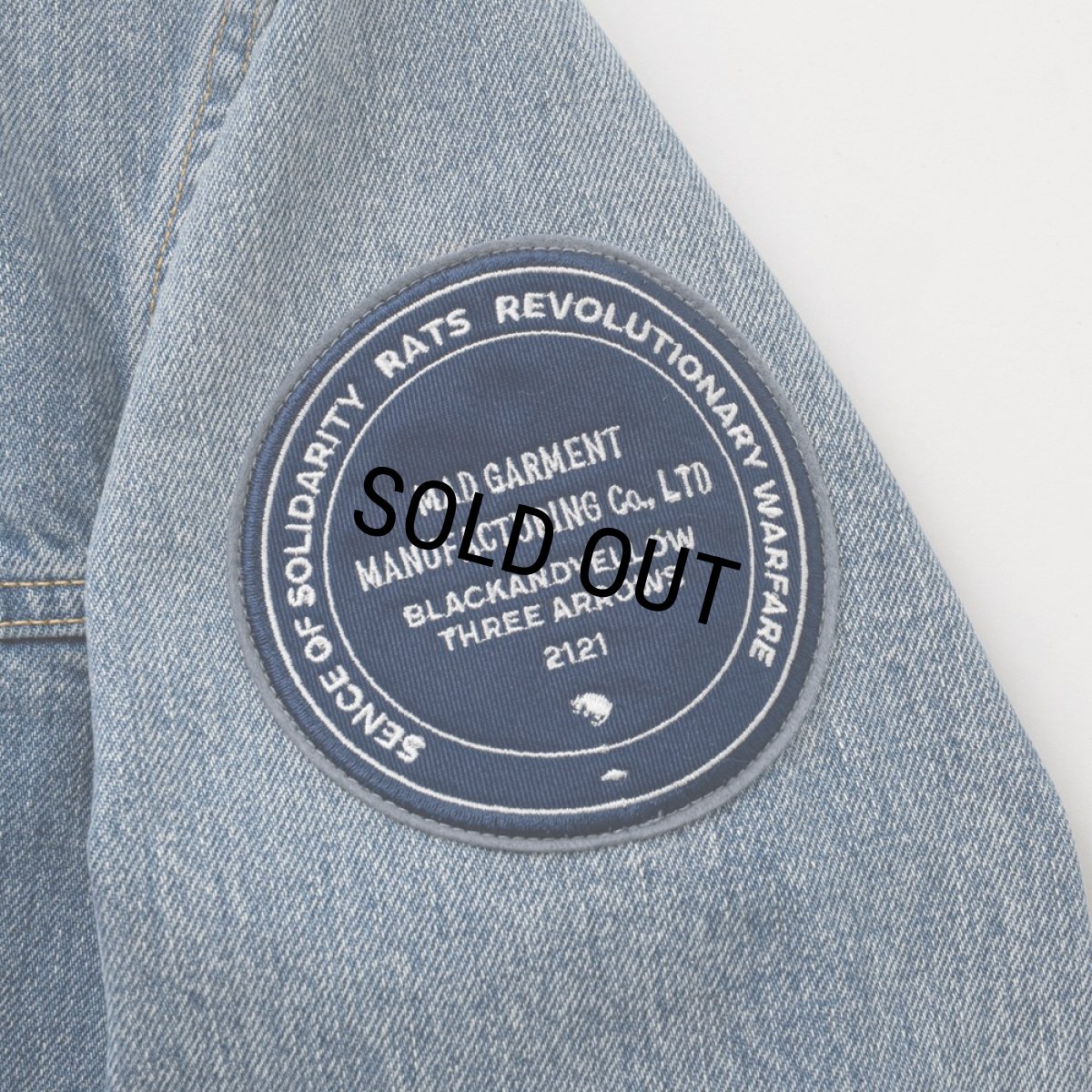 画像8: RATS/STORM RIDER DENIM JKT（INDIGO）［ストームライダーデニムJKT-26春夏］ (8)