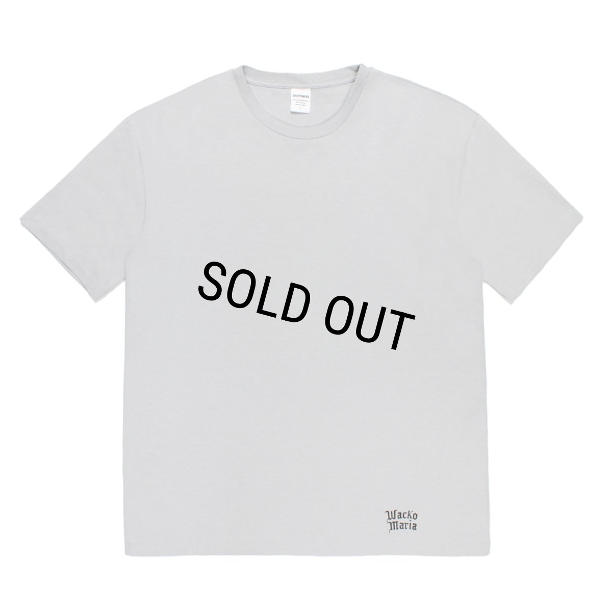 画像1: WACKO MARIA/WASHED HEAVY WEIGHT COLOR T-SHIRT（GRAY）［カラーT-26春夏］ (1)
