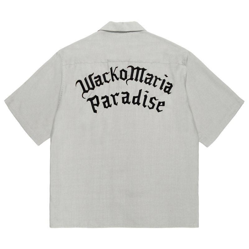 画像2: WACKO MARIA/50'S OPEN COLLAR SHIRT（IVORY）［50'Sオープンカラーシャツ-26春夏］