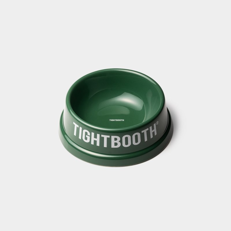画像1: TIGHTBOOTH/POTTERY DOG BOWL（Green）［ポッタリードッグボウル-26春夏］