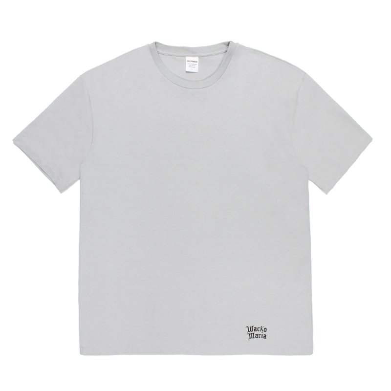 画像1: WACKO MARIA/WASHED HEAVY WEIGHT COLOR T-SHIRT（GRAY）［カラーT-26春夏］