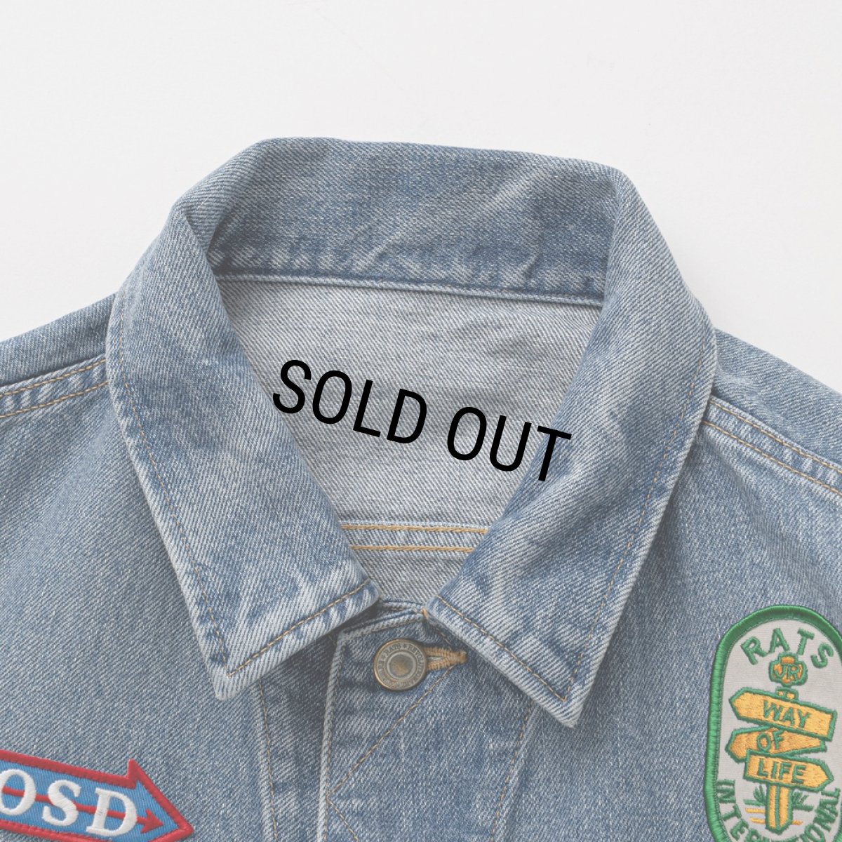 画像3: RATS/STORM RIDER DENIM JKT（INDIGO）［ストームライダーデニムJKT-26春夏］ (3)