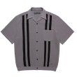 WACKO MARIA/KNIT OPEN COLLAR SHIRT（GRAY）［ニットオープンカラー