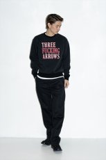 画像4: RATS/CLASSIC EMBROIDERY CREW NECK SWEAT（BLACK）［クルーネックスウェット-26春夏］ (4)