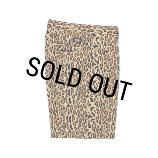 WACKO MARIA/DICKIES / LEOPARD PLEATED SHORT TROUSERS（BEIGE