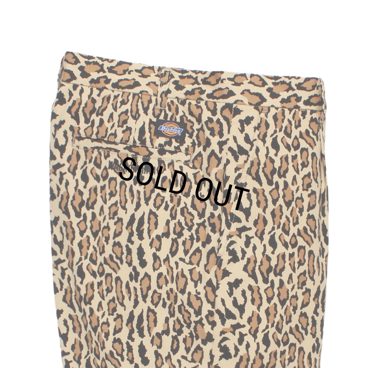 画像4: WACKO MARIA/DICKIES / LEOPARD PLEATED SHORT TROUSERS（BEIGE）［レオパードワンタックショートトラウザース-26春夏］ (4)