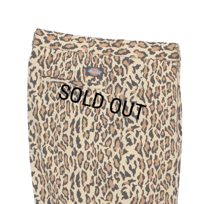 WACKO MARIA/DICKIES / LEOPARD PLEATED SHORT TROUSERS（BEIGE