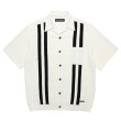 WACKO MARIA/KNIT OPEN COLLAR SHIRT（WHITE）［ニットオープンカラー