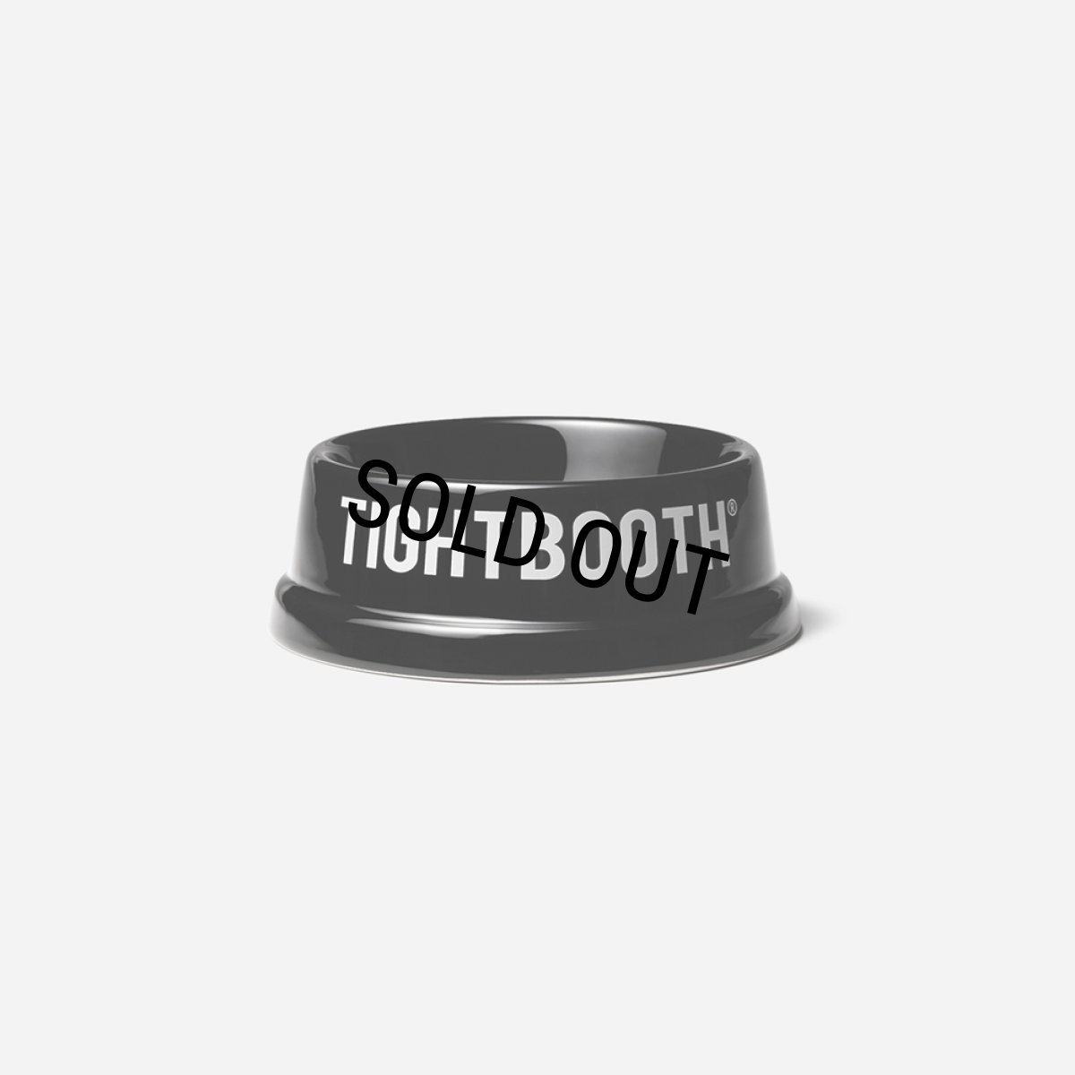 画像2: TIGHTBOOTH/POTTERY DOG BOWL（Black）［ポッタリードッグボウル-26春夏］ (2)