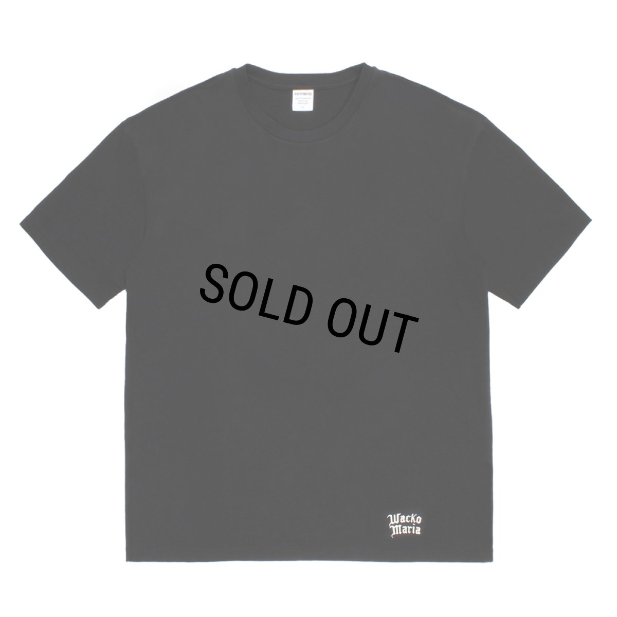 画像1: WACKO MARIA/WASHED HEAVY WEIGHT COLOR T-SHIRT（BLACK）［カラーT-26春夏］ (1)