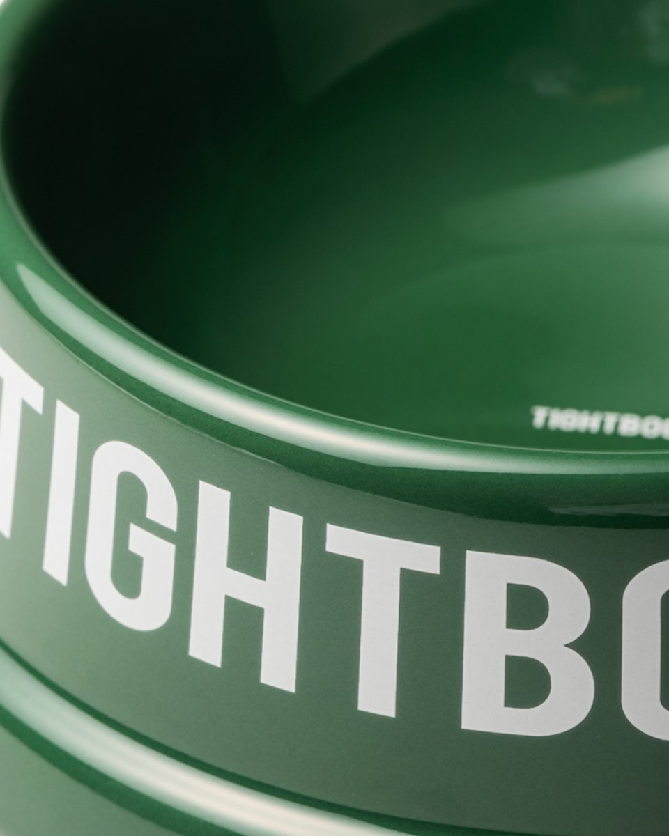 画像4: TIGHTBOOTH/POTTERY DOG BOWL（Green）［ポッタリードッグボウル-26春夏］ (4)