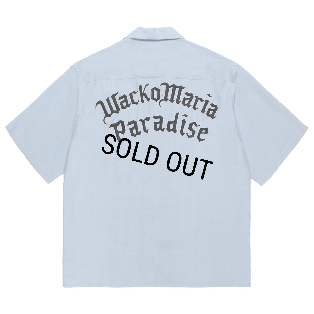 画像1: WACKO MARIA/50'S OPEN COLLAR SHIRT（LIGHT BLUE）［50'Sオープンカラーシャツ-26春夏］ (1)