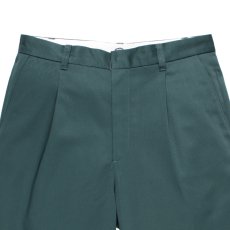 画像3: WACKO MARIA/DICKIES / PLEATED SHORT TROUSERS（GREEN）［ワンタックショートトラウザース-26春夏］ (3)