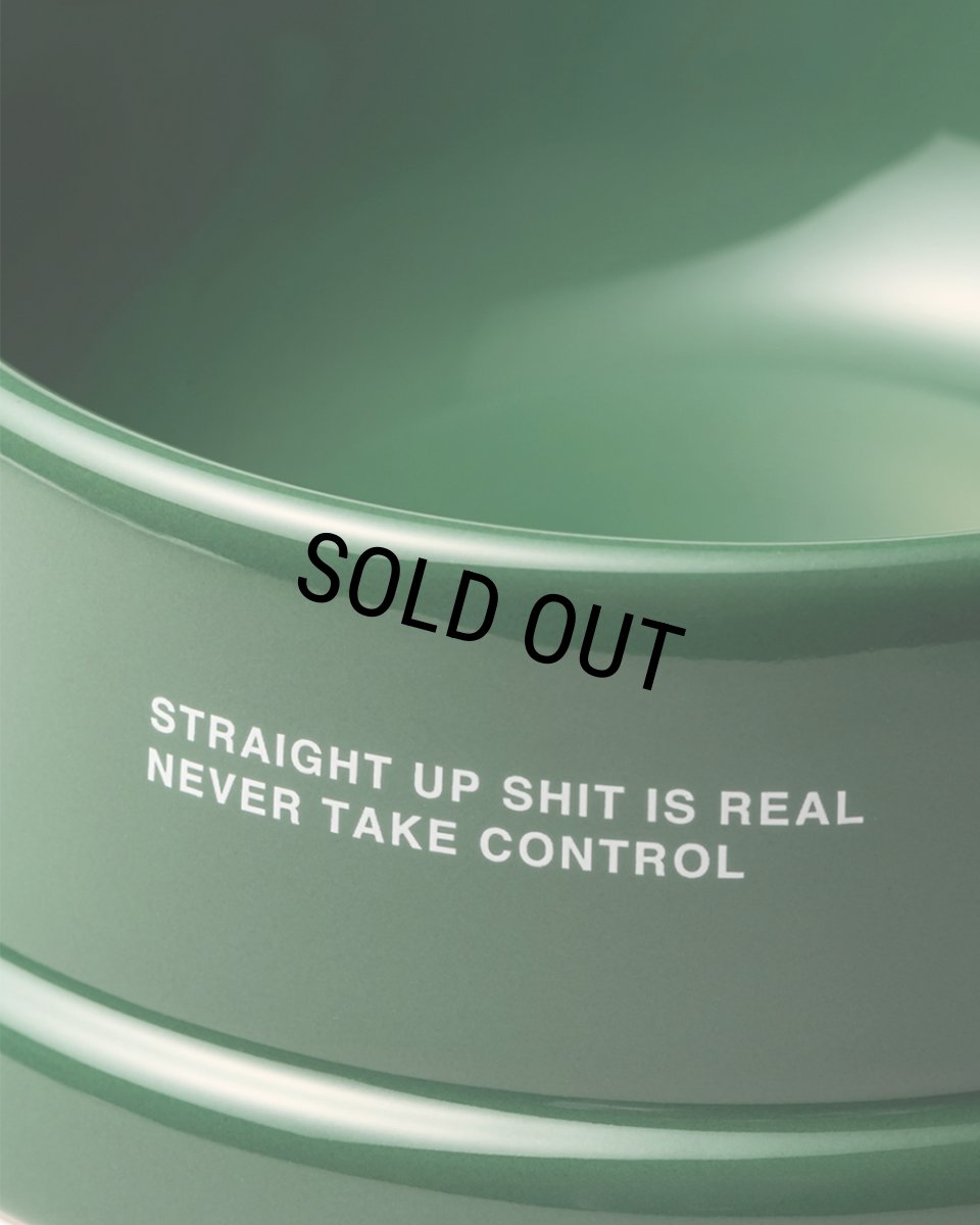 画像6: 【30%OFF】TIGHTBOOTH/POTTERY DOG BOWL（Green）［ポッタリードッグボウル-26春夏］ (6)
