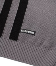 画像2: WACKO MARIA/KNIT OPEN COLLAR SHIRT（GRAY）［ニットオープンカラーシャツ-26春夏］ (2)