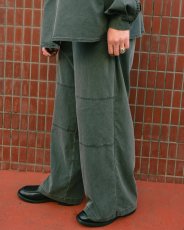画像8: COOTIE PRODUCTIONS/Pigment Coating T/R Twill Double Knee Work Trousers（Dusty Black）［ピグメントダブルニーワークトラウザース-26春夏］ (8)