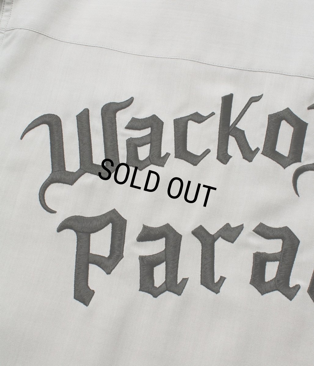 画像4: WACKO MARIA/50'S OPEN COLLAR SHIRT（LIGHT GRAY）［50'Sオープンカラーシャツ-26春夏］ (4)