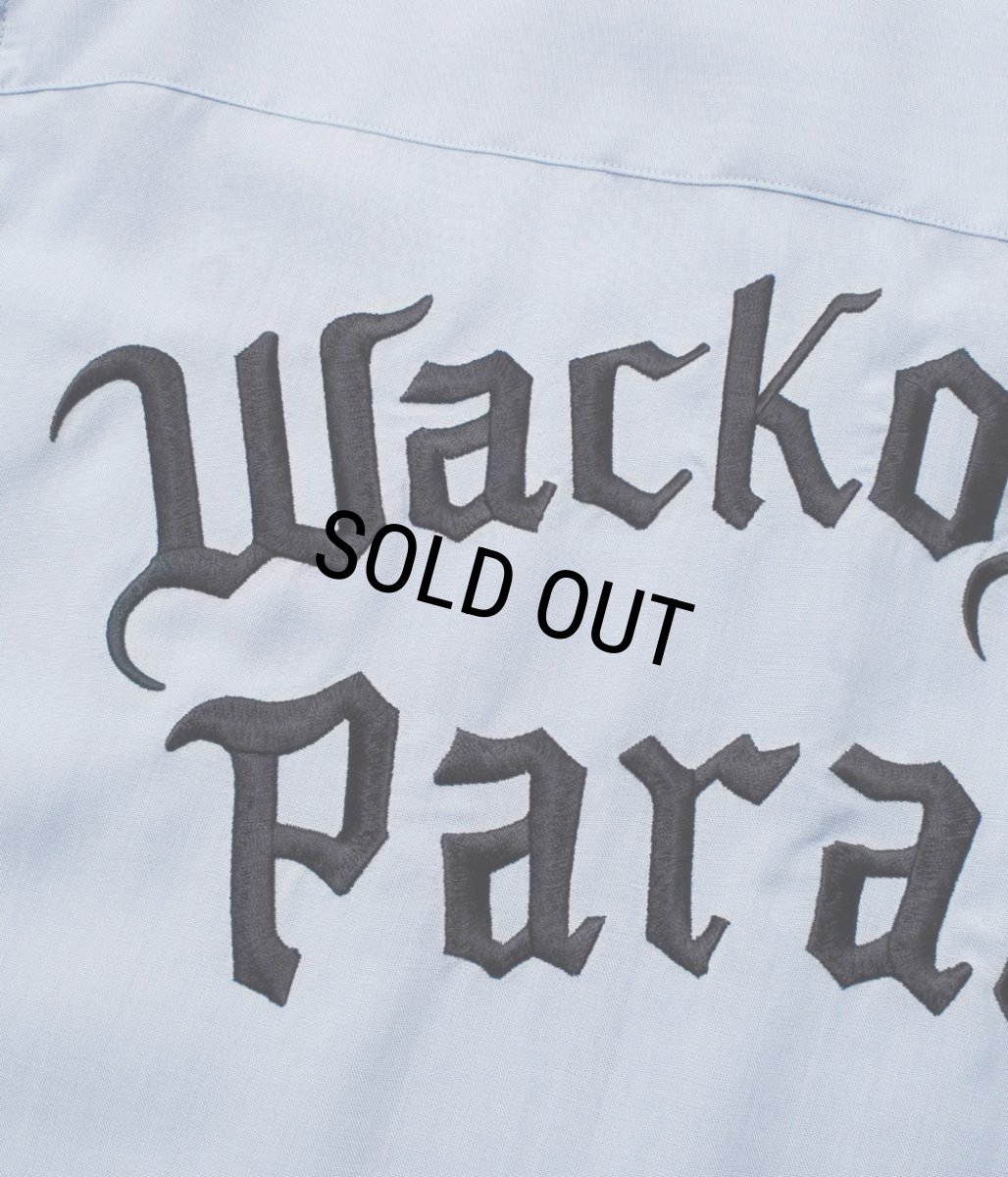 画像4: WACKO MARIA/50'S OPEN COLLAR SHIRT（LIGHT BLUE）［50'Sオープンカラーシャツ-26春夏］ (4)