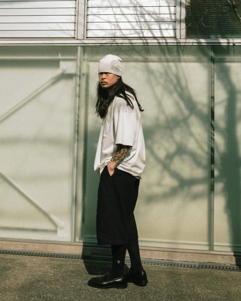 画像3: COOTIE PRODUCTIONS/N/C High Socks（Black）［ハイソックス-26春夏］